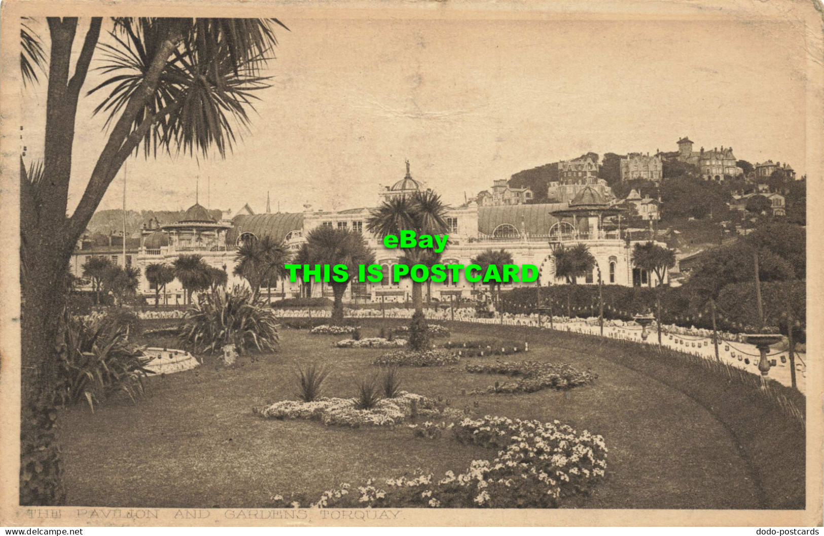 R596310 Pavilion And Gardens. Torquay. Torquay Times. 1923 - Wereld