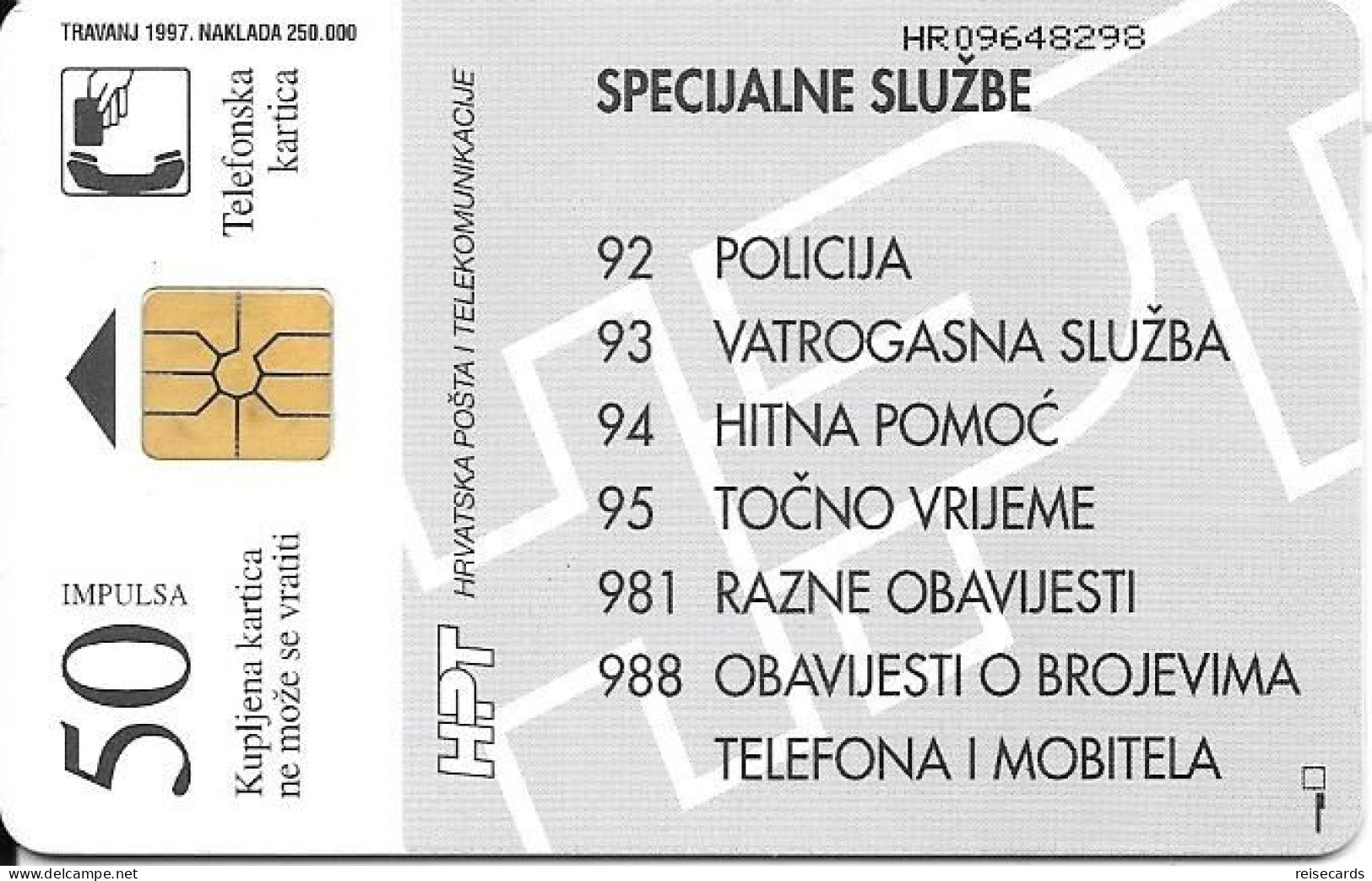 Croatia: HPT - Specijalne Sluzbe - Croatia