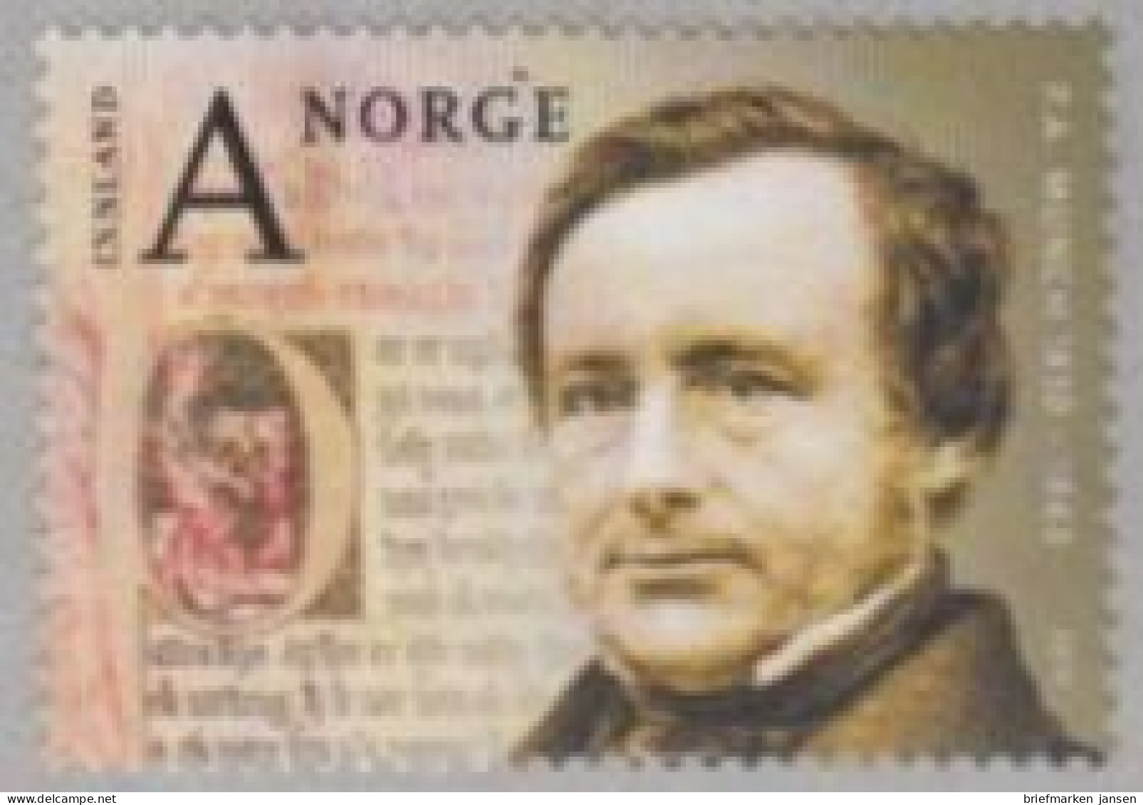 Norwegen Mi.Nr. 1710 Peter Andreas Munch, Historiker, Skl. (A) - Unused Stamps