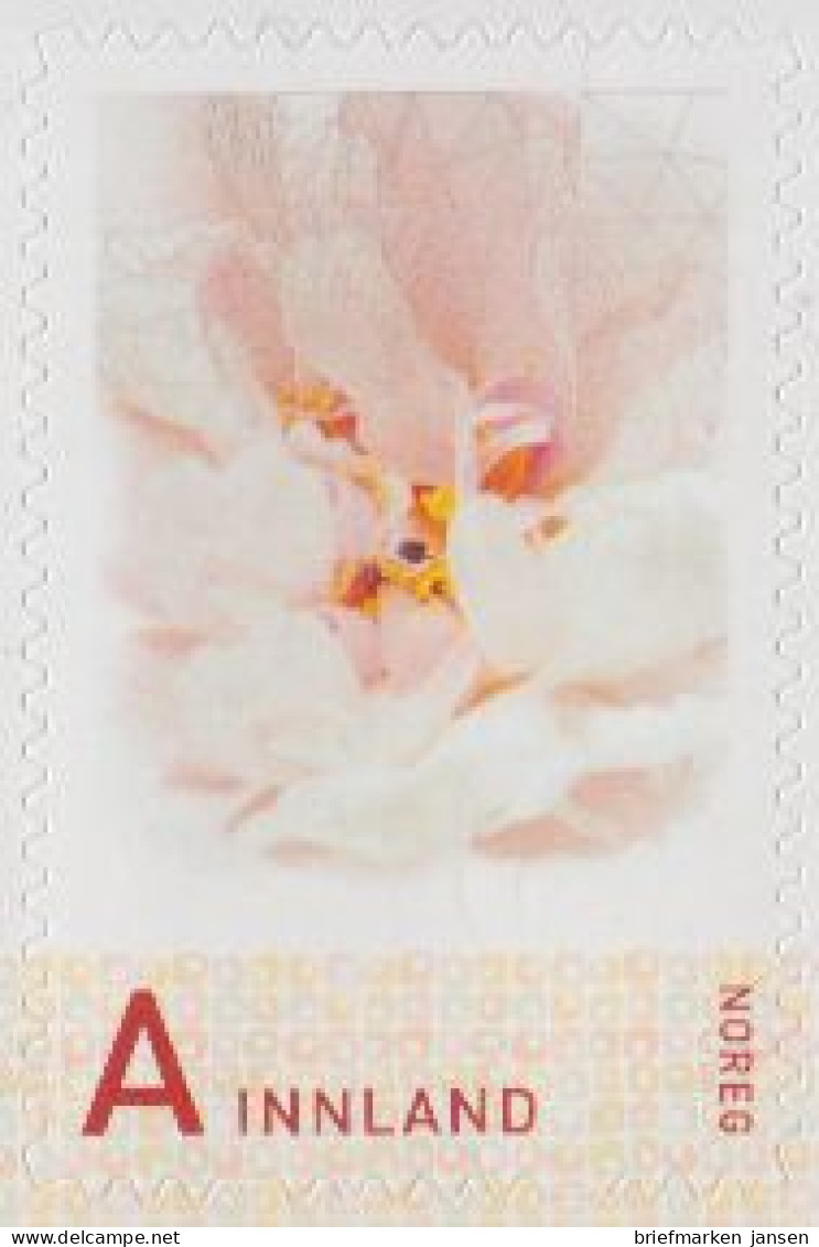 Norwegen Mi.Nr. 1774 Meine Marke, Pfingstrose, Skl. (A) - Unused Stamps
