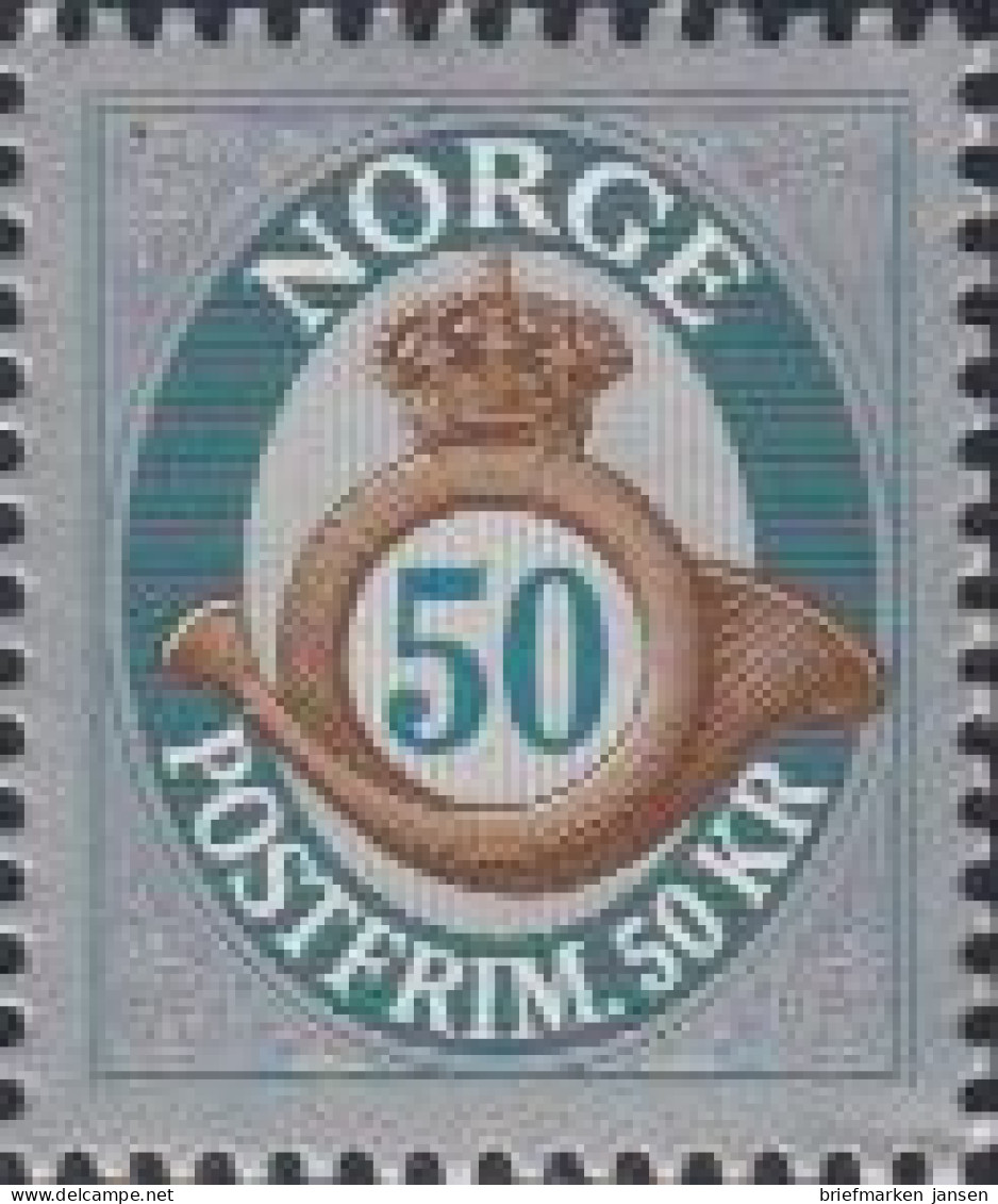 Norwegen Mi.Nr. 1862 Freim. Posthorn, Skl. (50) - Unused Stamps