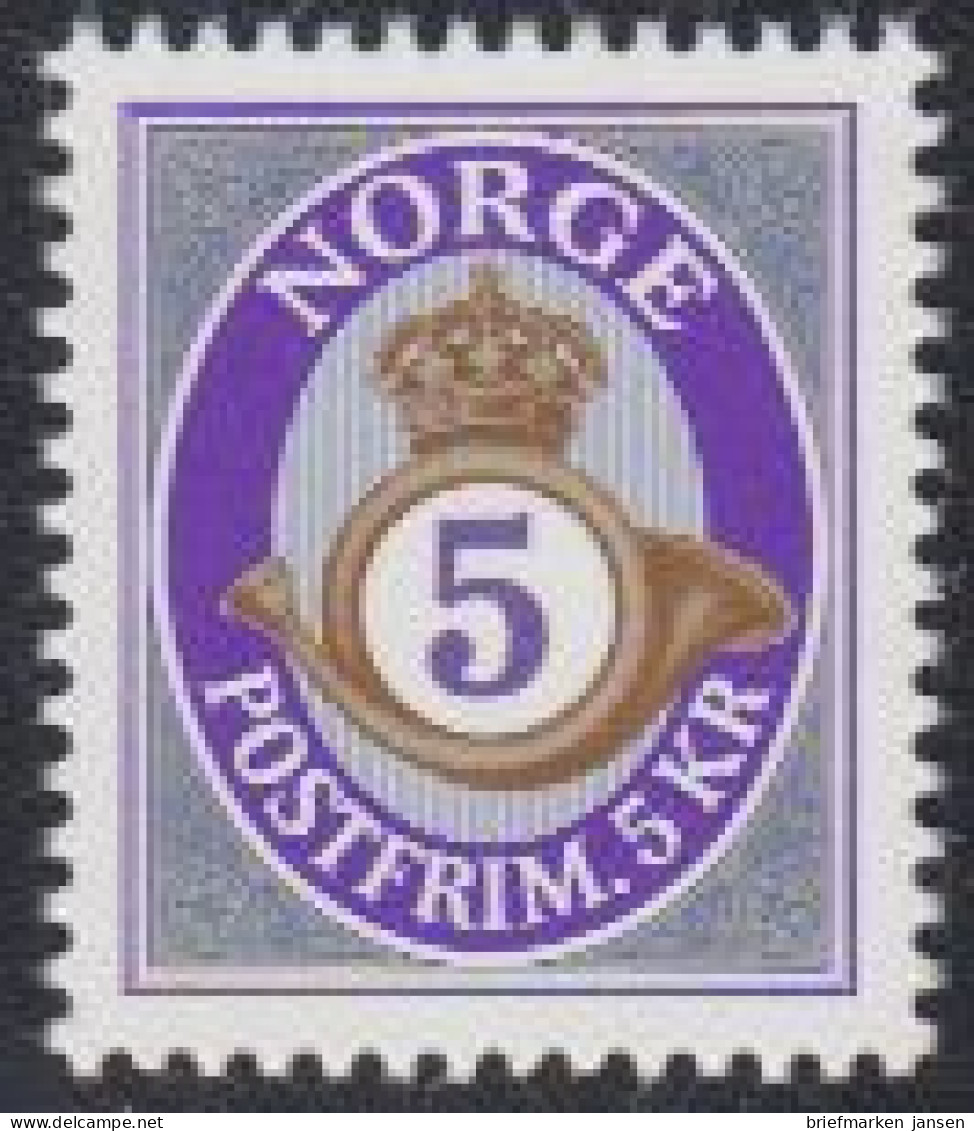 Norwegen Mi.Nr. 1864 Freim. Posthorn, Skl. (5) - Unused Stamps