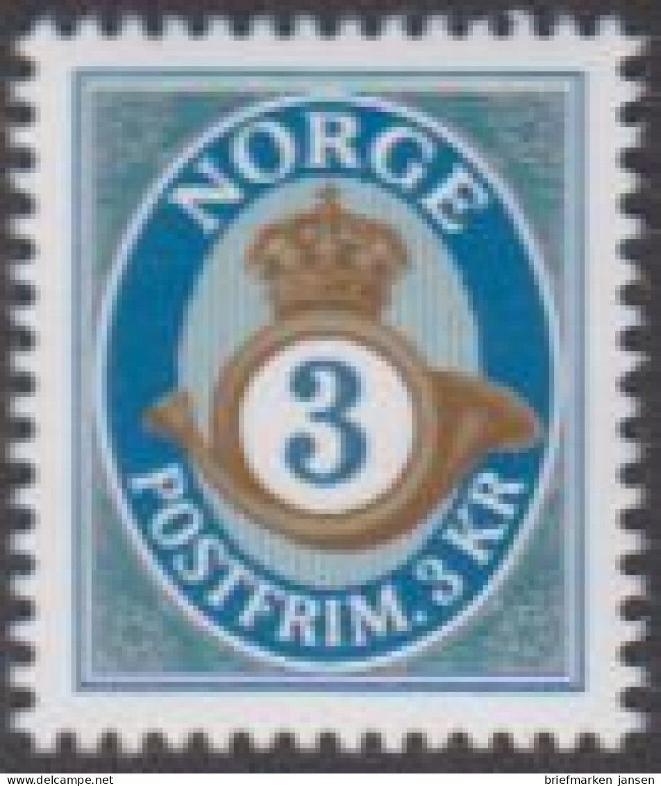 Norwegen MiNr. 1933 Freim. Posthorn, Skl (3) - Nuovi