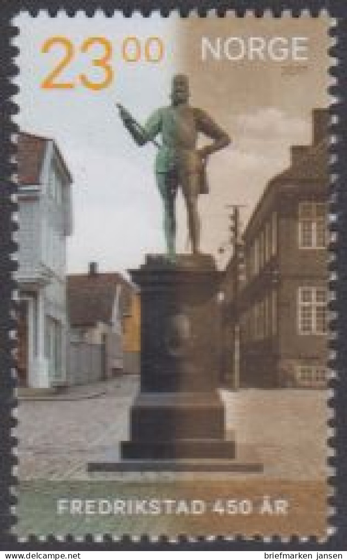 Norwegen MiNr. 1940 Friedrichstadt, Statue König Friedrich II (23,00) - Unused Stamps