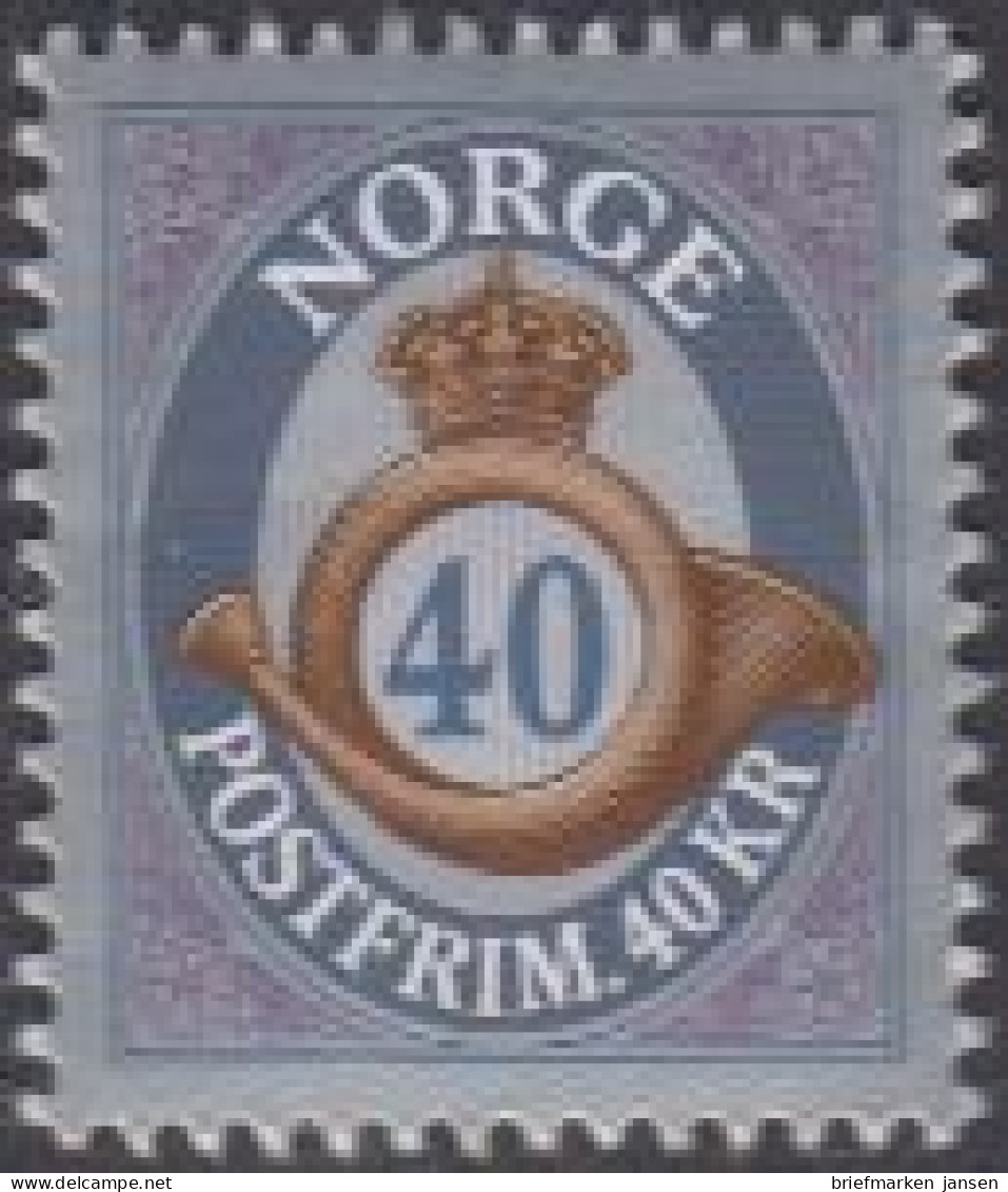 Norwegen MiNr. 1945 Freim. Posthorn, Skl (40) - Ongebruikt