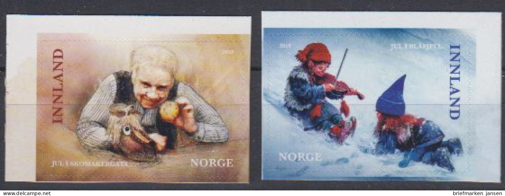 Norwegen Mi.Nr. 2011-2012 Weihnachten 2019 (2 Werte) - Nuevos