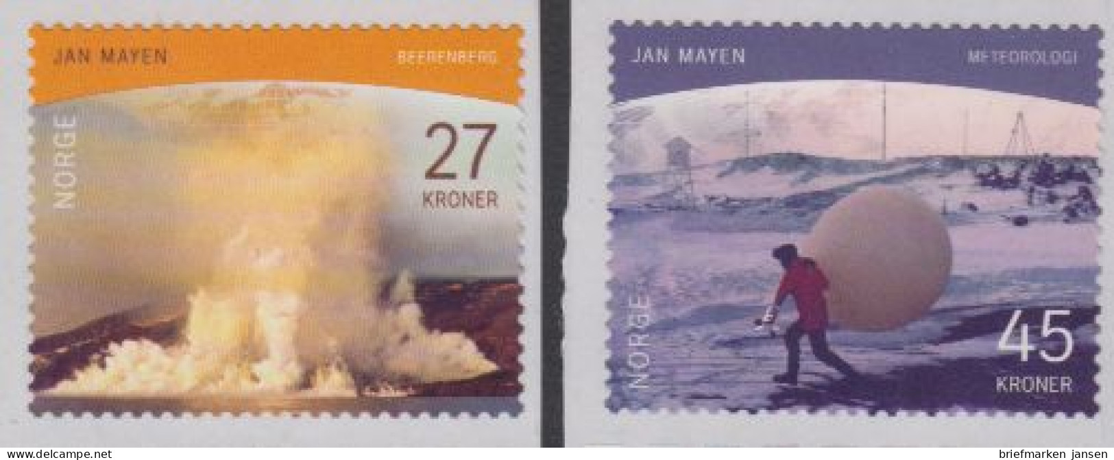 Norwegen Mi.Nr. 2013-2014 Insel Jan Mayen (2 Werte) - Ongebruikt
