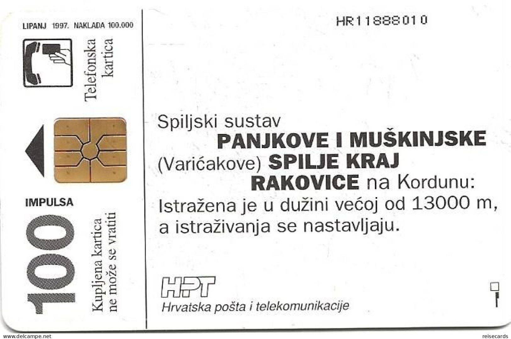 Croatia: HPT - Hrvatska Speleologija - Kroatien