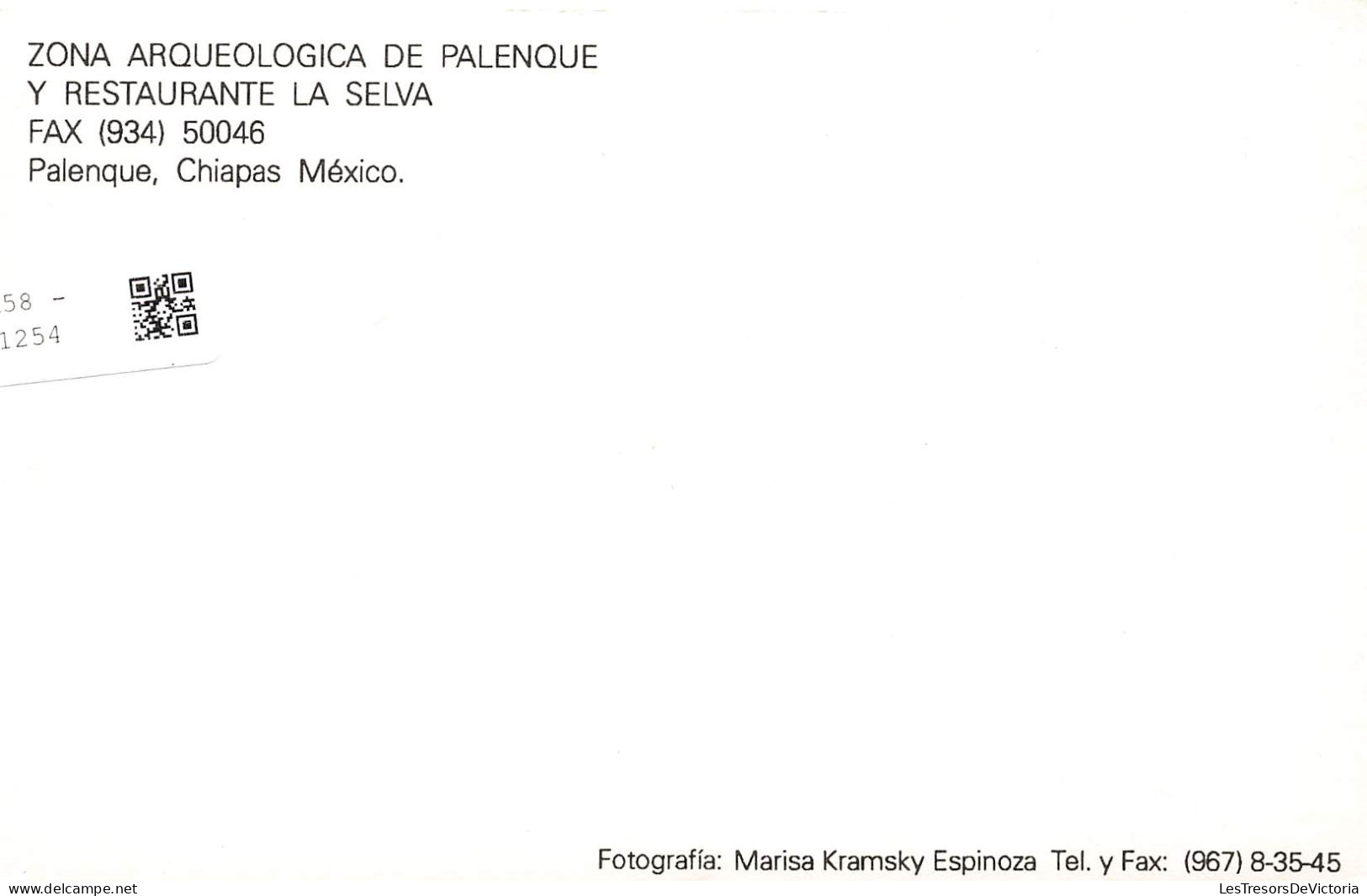 MEXIQUE - Zona Arqueologica De Palenque Y Restaurante La Selva - Palenque Chiapas México - Multi-vues - Carte Postale - Mexiko