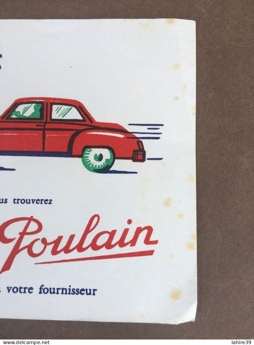 Buvard / Chèques Tintin / Chocolat Poulain / Publicité - Alimentaire