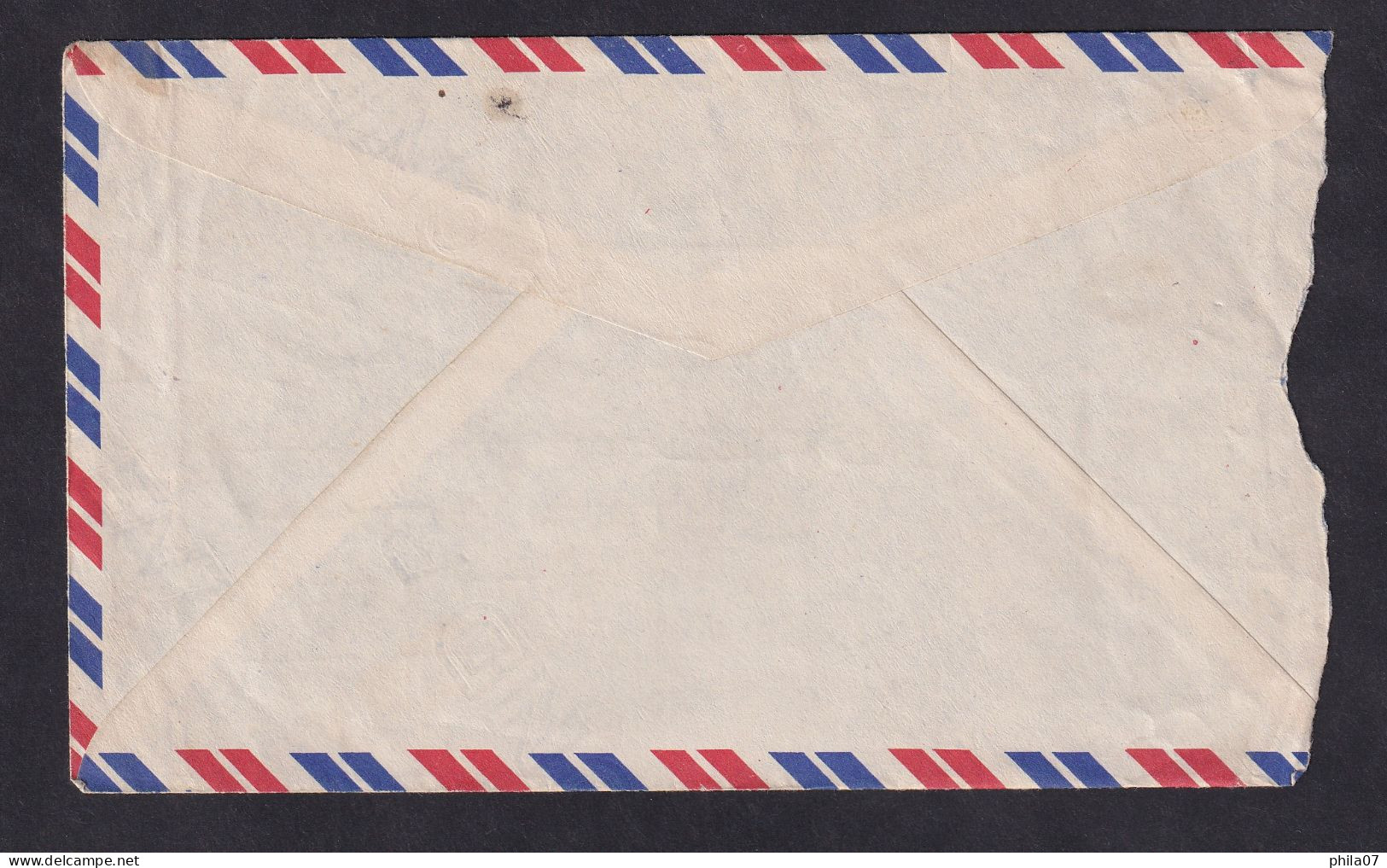 NEPAL - Envelope Sent From Nepal, Additional Franked With Two Stamp / 2 Scans - Népal