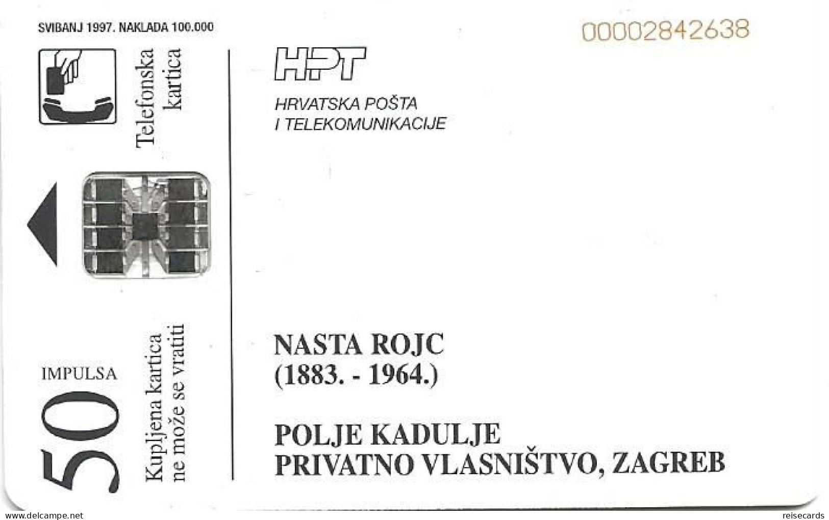 Croatia: HPT - Slikarice, Nasta Rojc - Kroatien
