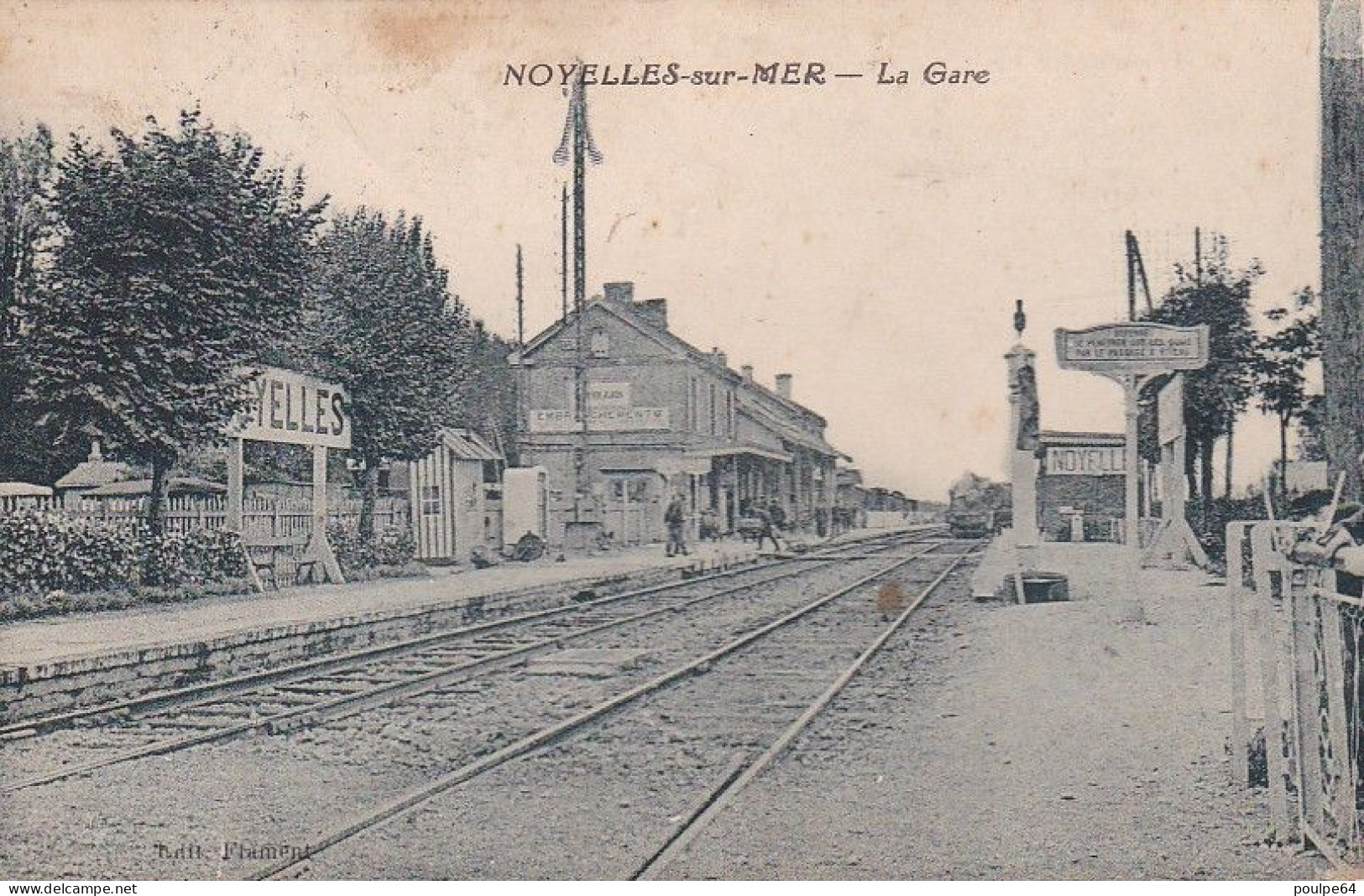 La Gare : Vue Intérieure - Noyelles-sur-Mer