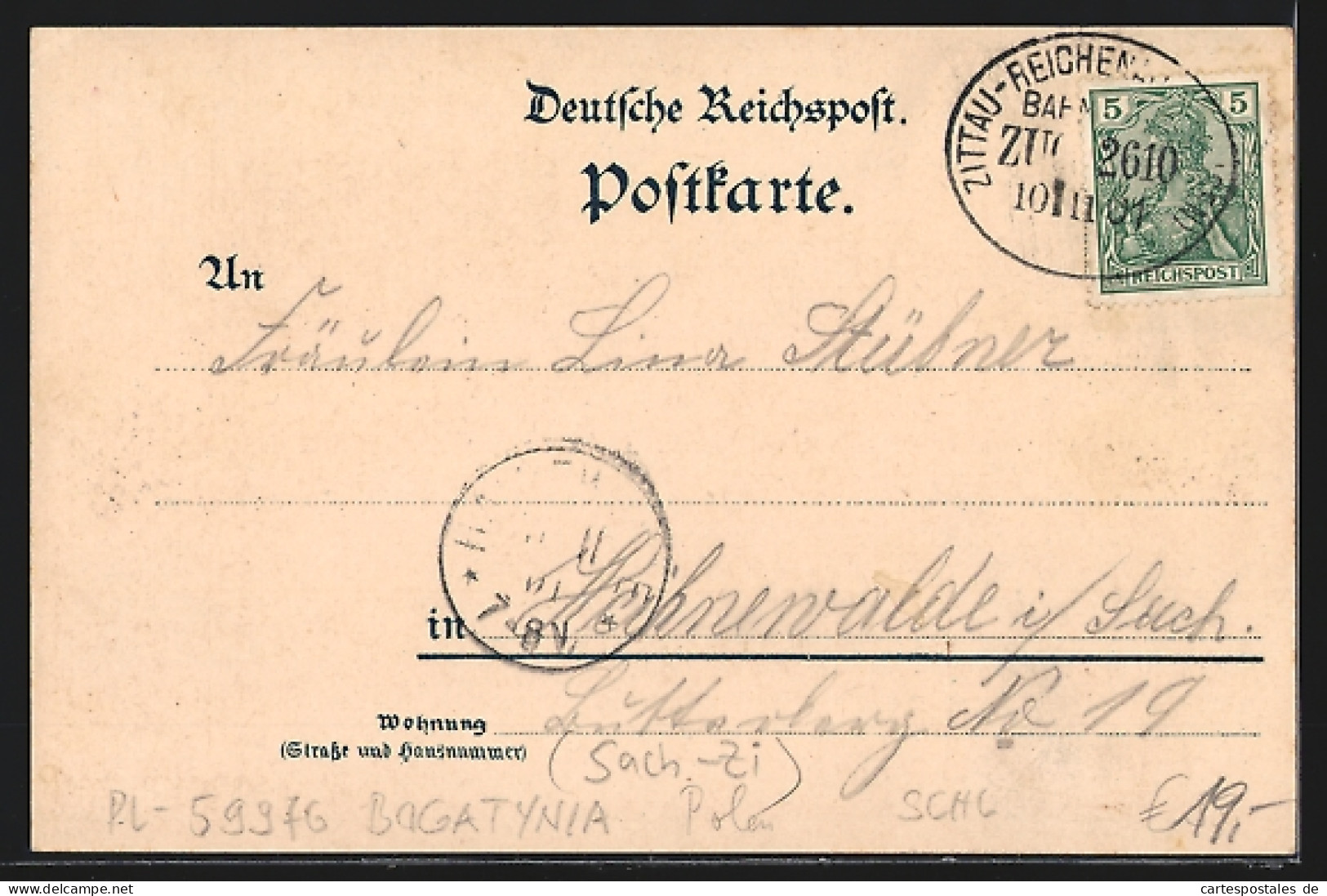 Lithographie Reichenau I/SA., 17. Gauturnfest 1899, Oscar Preibisch-Turnhalle  - Sudeten