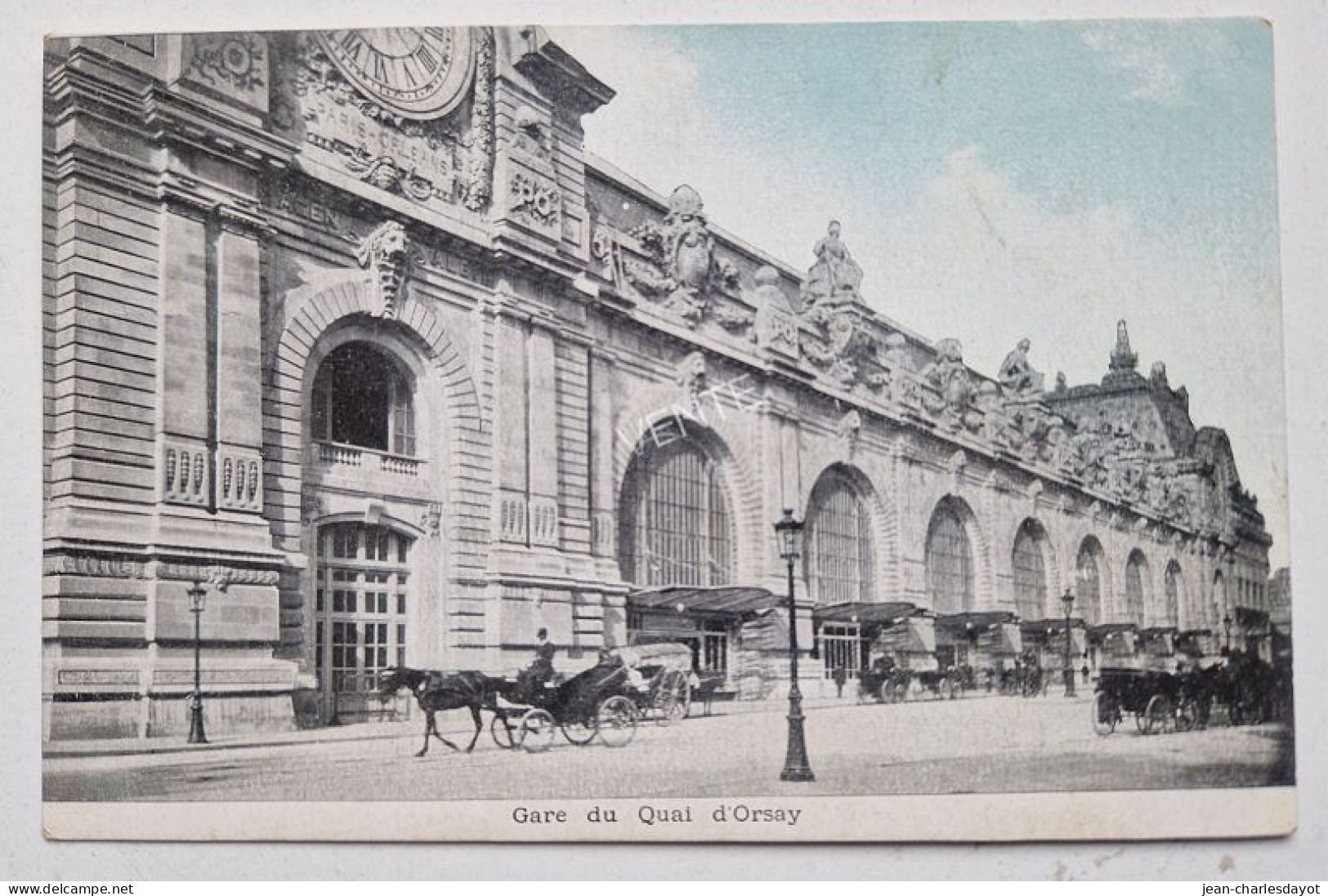 Carte Postale PARIS : Gare Quai D'Orsay - Métro Parisien, Gares