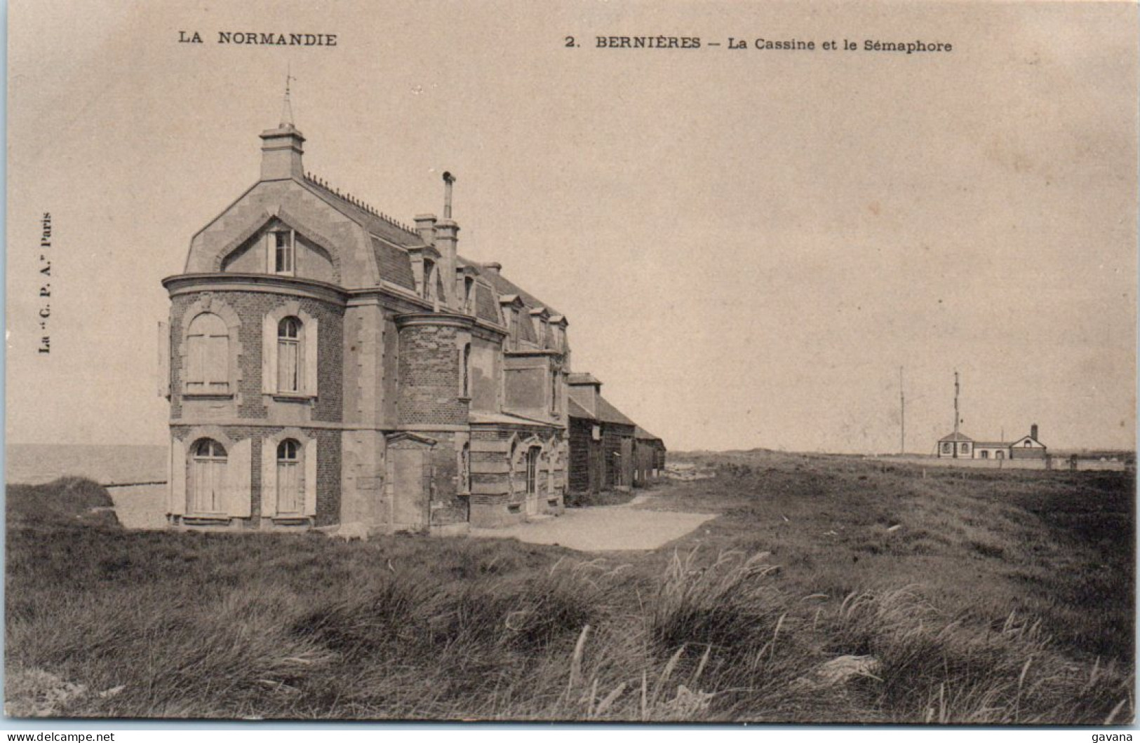 14 BERNIERES-sur-MER - La Cassine Et Le Sémaphore - Other & Unclassified