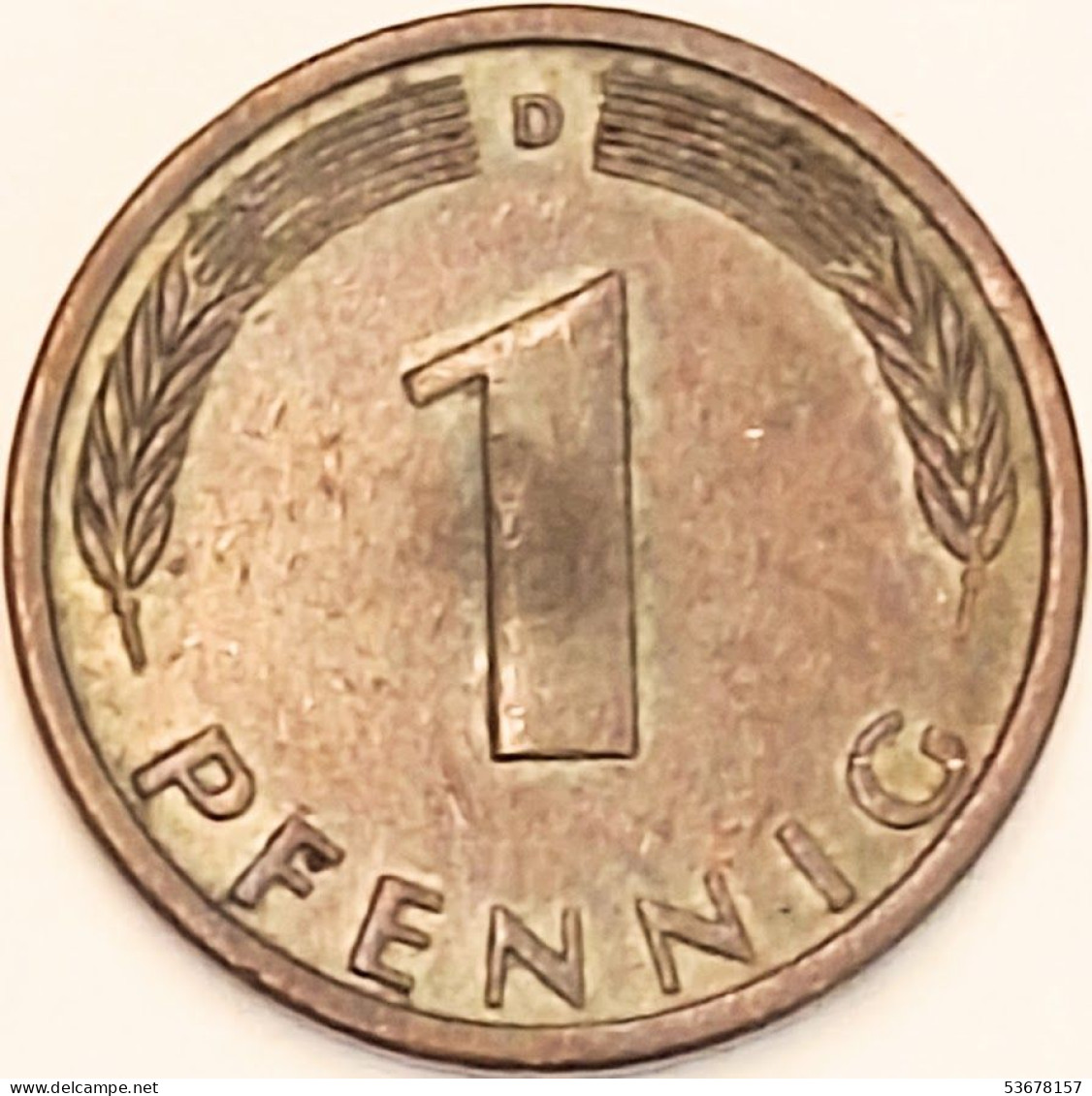 Germany Federal Republic - Pfennig 1976 D, KM# 105 (#4470) - 1 Pfennig