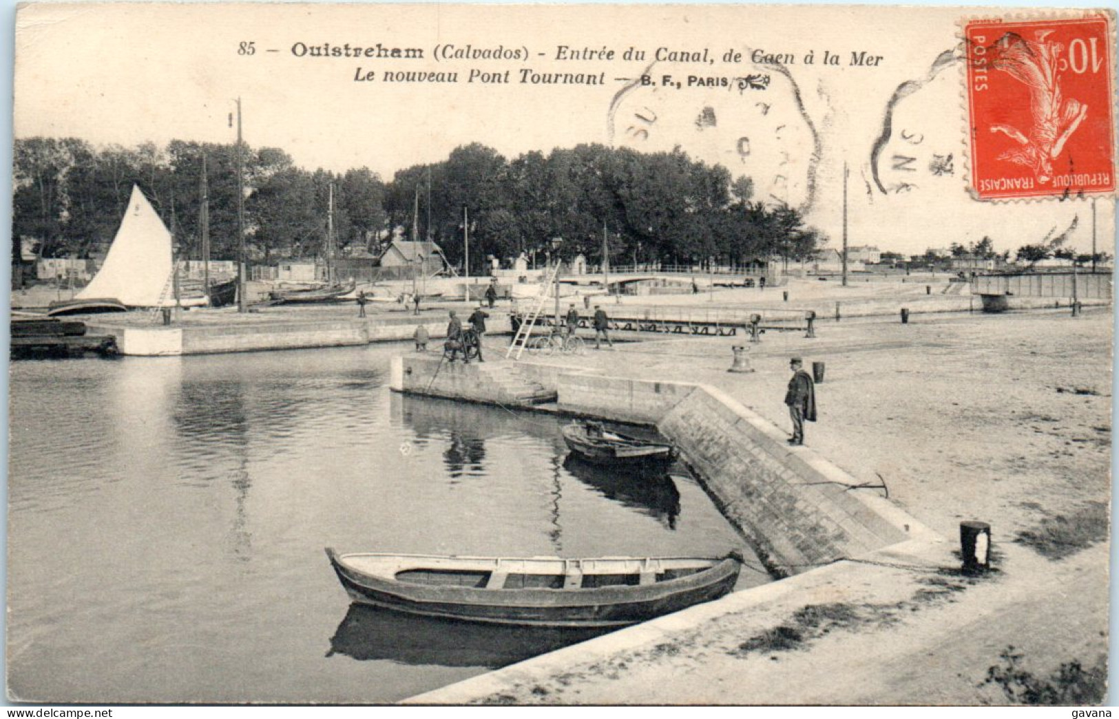 14 OUISTREHAM - Entrée Du Canal De Caen  La Mer  - Ouistreham