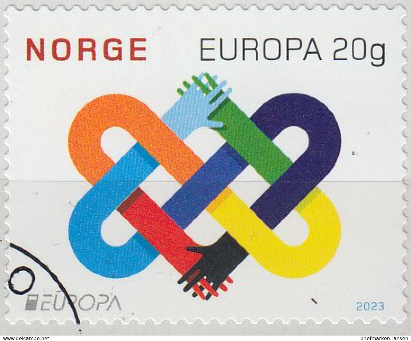 Norwegen Mi.Nr. 2102 Europa 2023 / Frieden  - Used Stamps