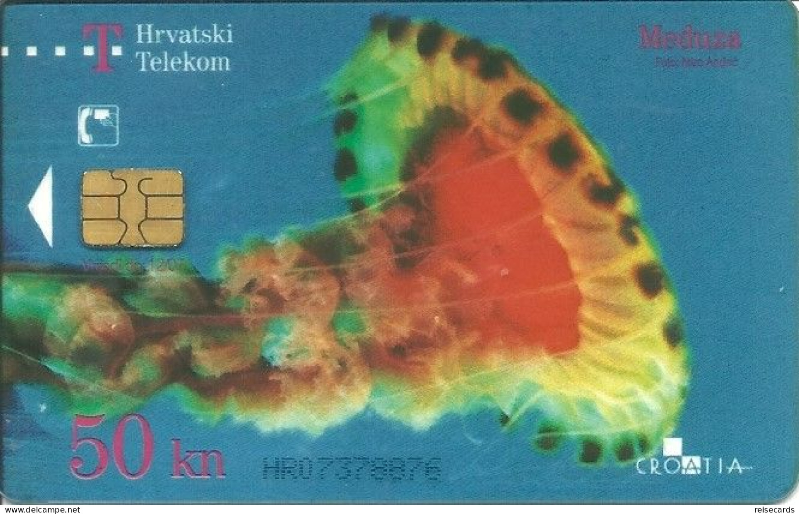 Croatia: Hrvatski Telekom - Underwater World, Meduza. Transparent - Croatie