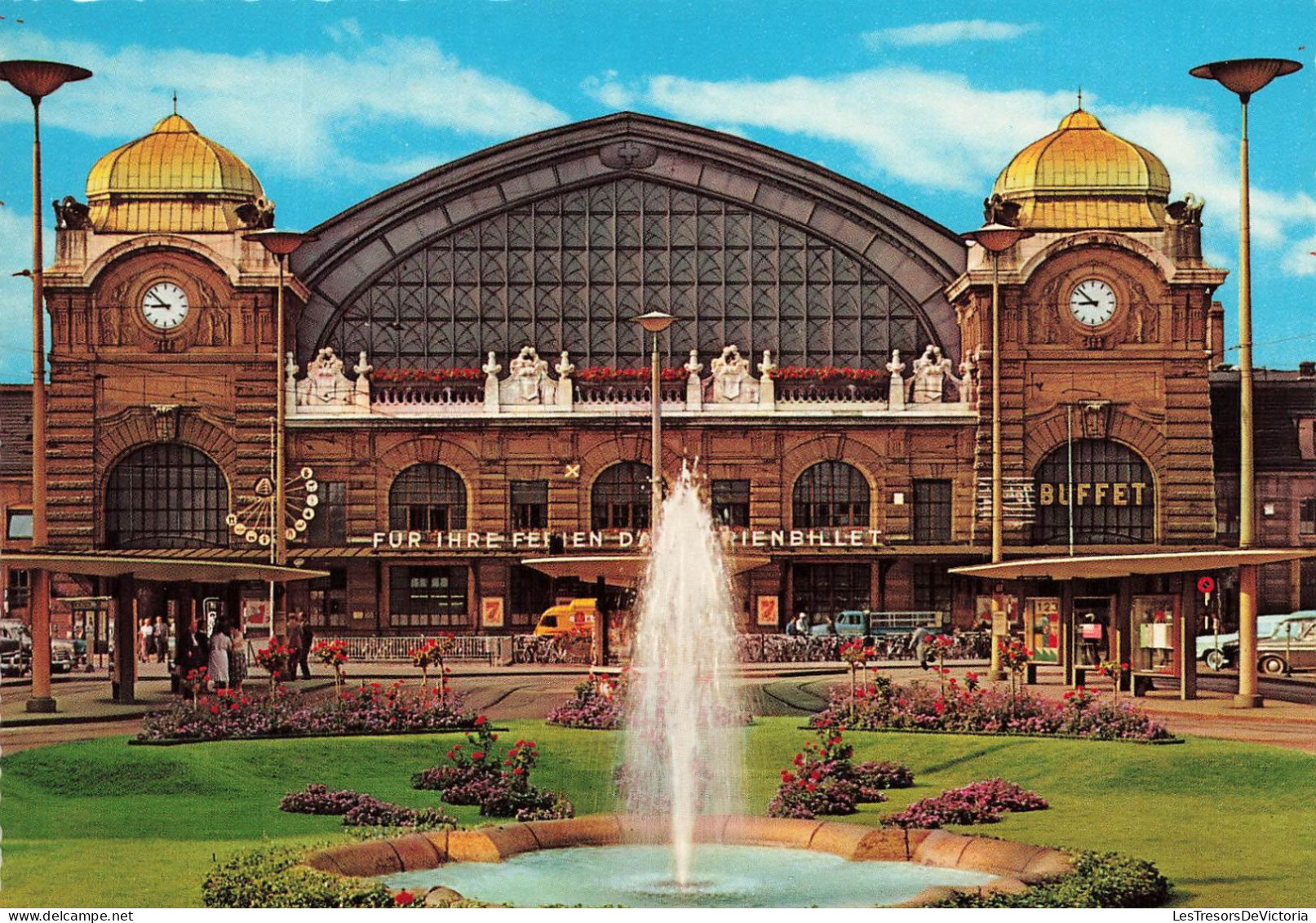 SUISSE - Basel - Centralbahnhof - Gare Centrale - Main Station - Fontaine - Animé - Carte Postale - Bazel