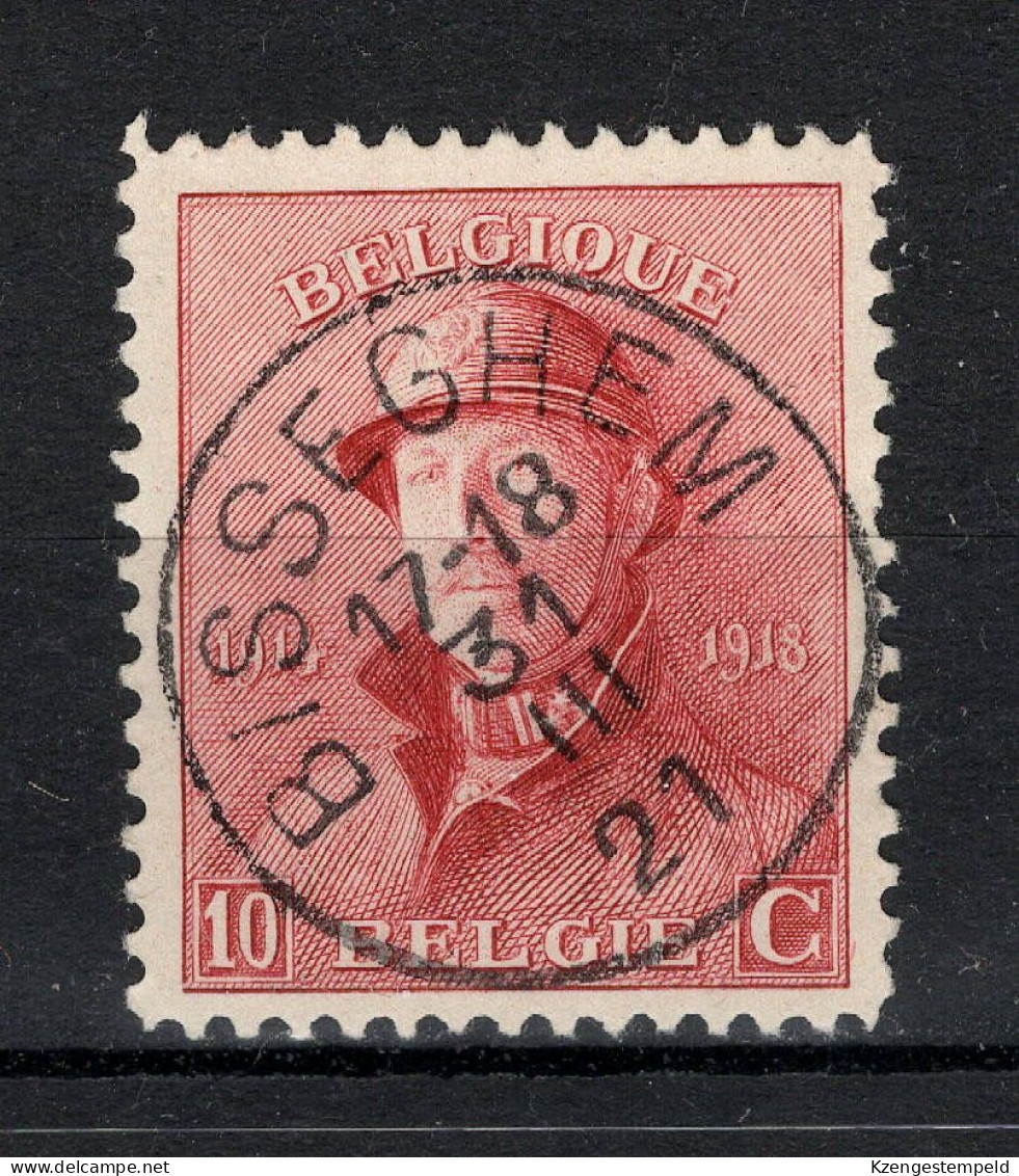 België: Cob 168  Gestempeld - 1919-1920  Re Con Casco
