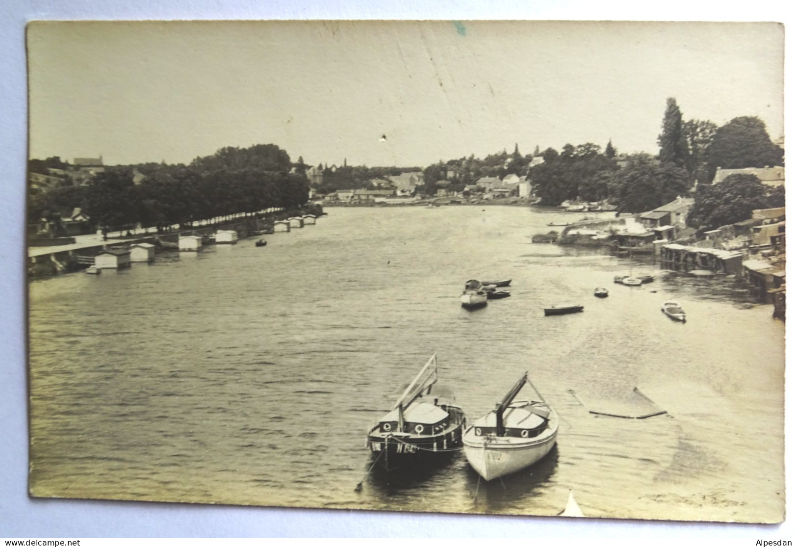 NANTES. L'Erdre Au Pont De La Motte Rouge - Nantes