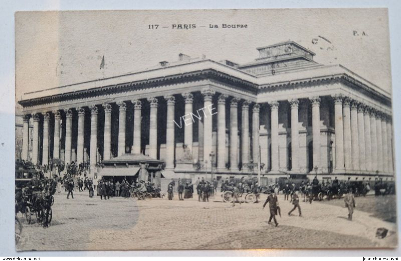 Carte Postale PARIS : La Bourse - Otros Monumentos