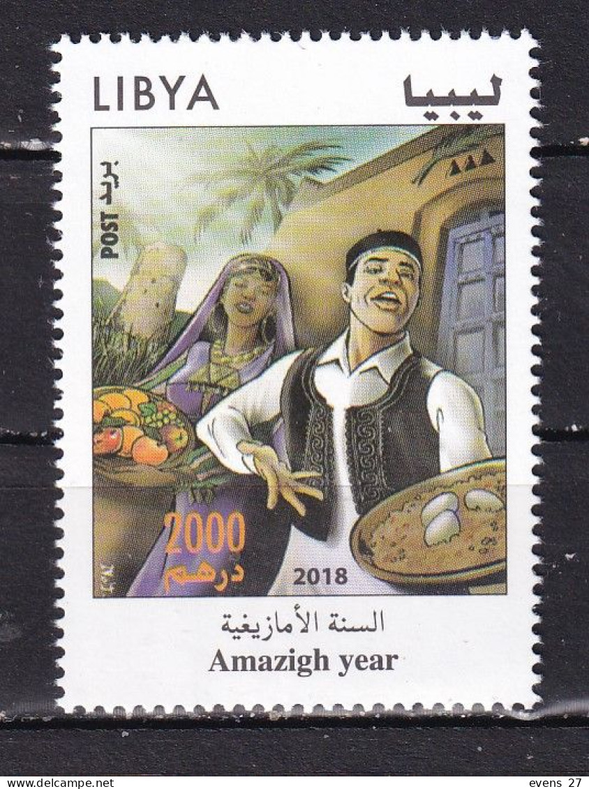 LIBYA-2018-AMAZIGH YEAR,-MNH. - Unused Stamps