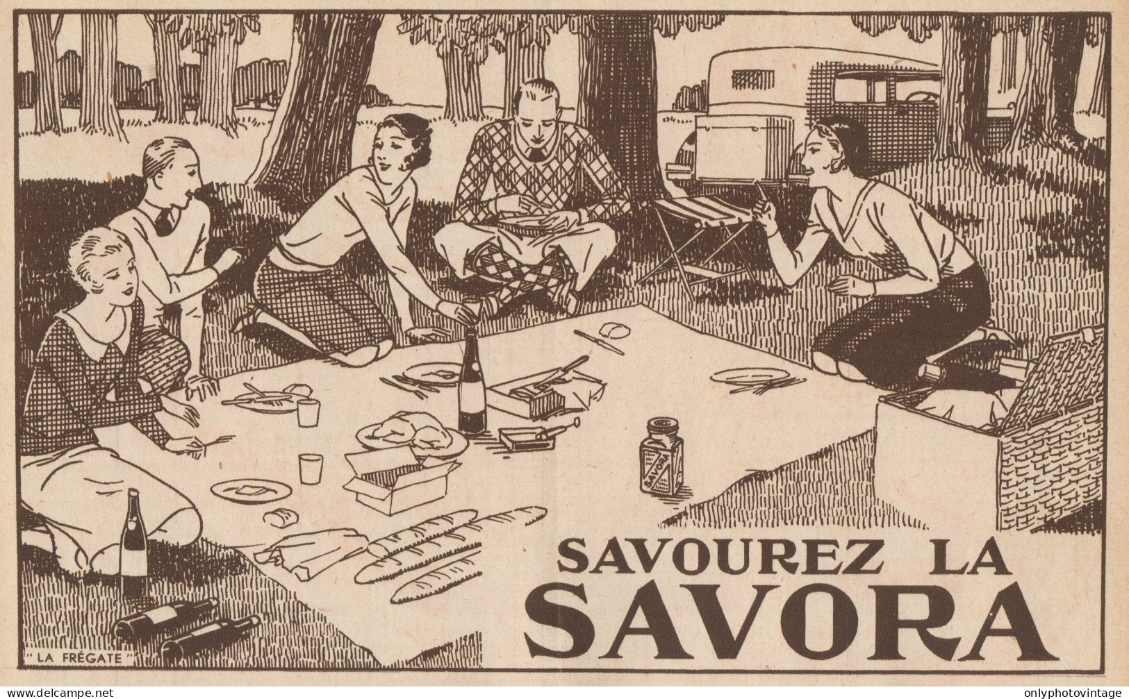 Savourez La SAVORA - Pubblicità D'epoca - 1931 Old Advertising - Advertising