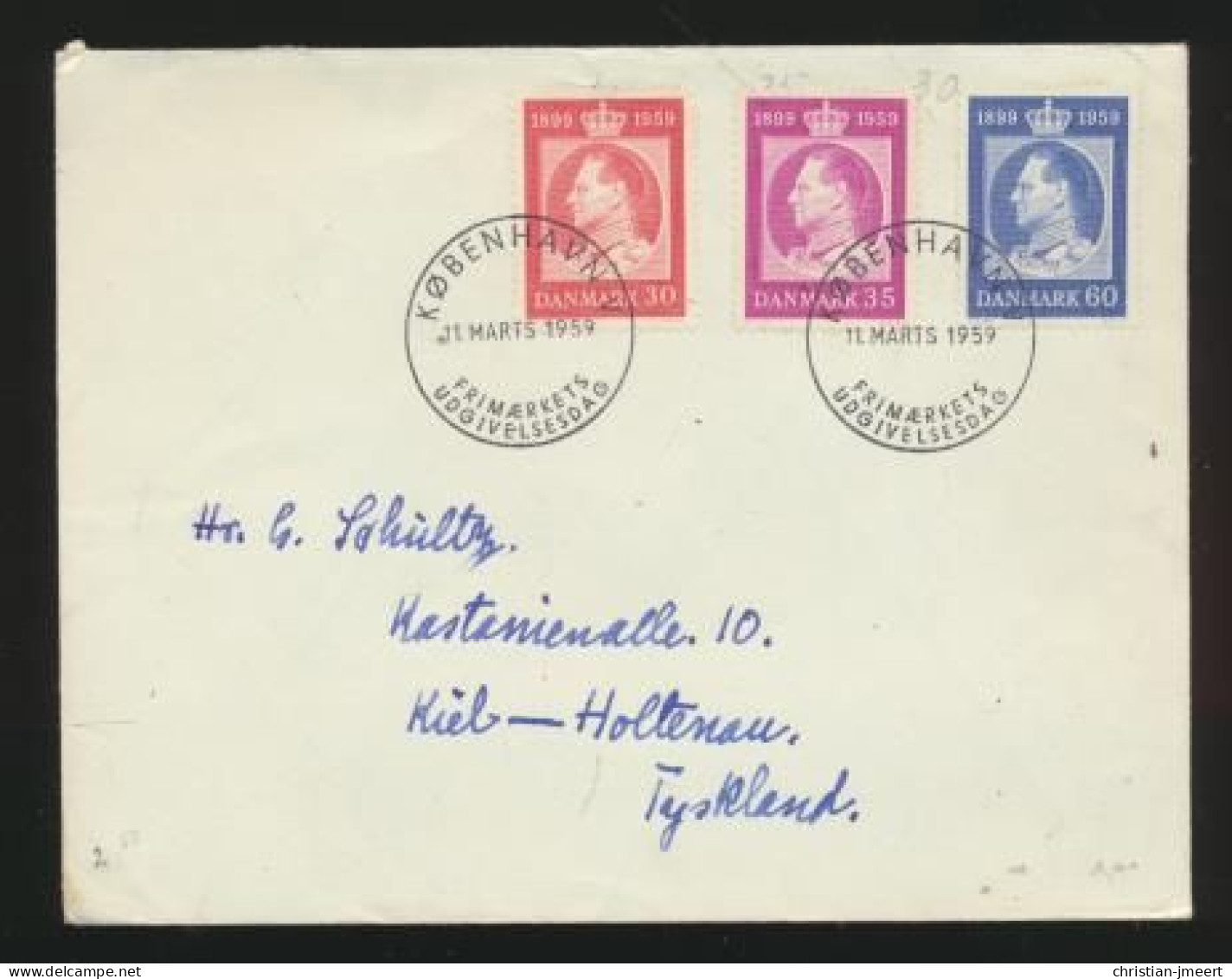 Lettre Danemark 1959 - Lettres & Documents