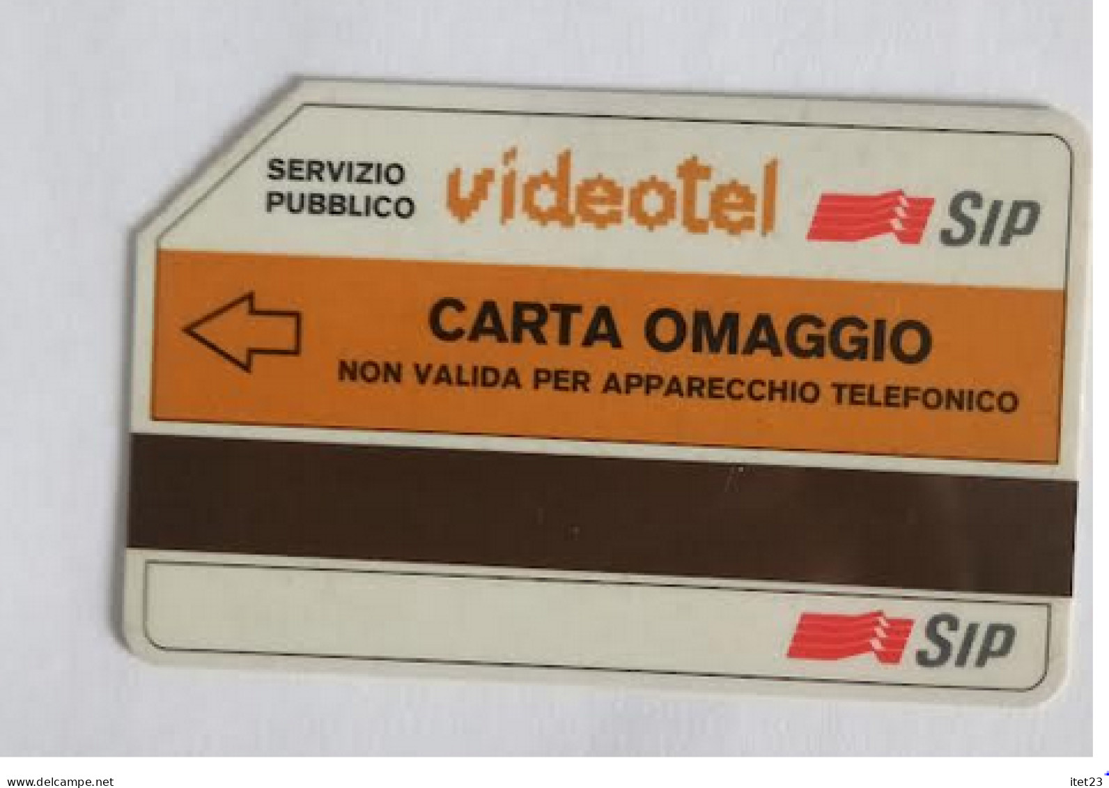 SCHEDA TELEFONICA ITALIANA - USI SPECIALI  VIDEOTEL SIP- C&C 4009 - Verzamelingen