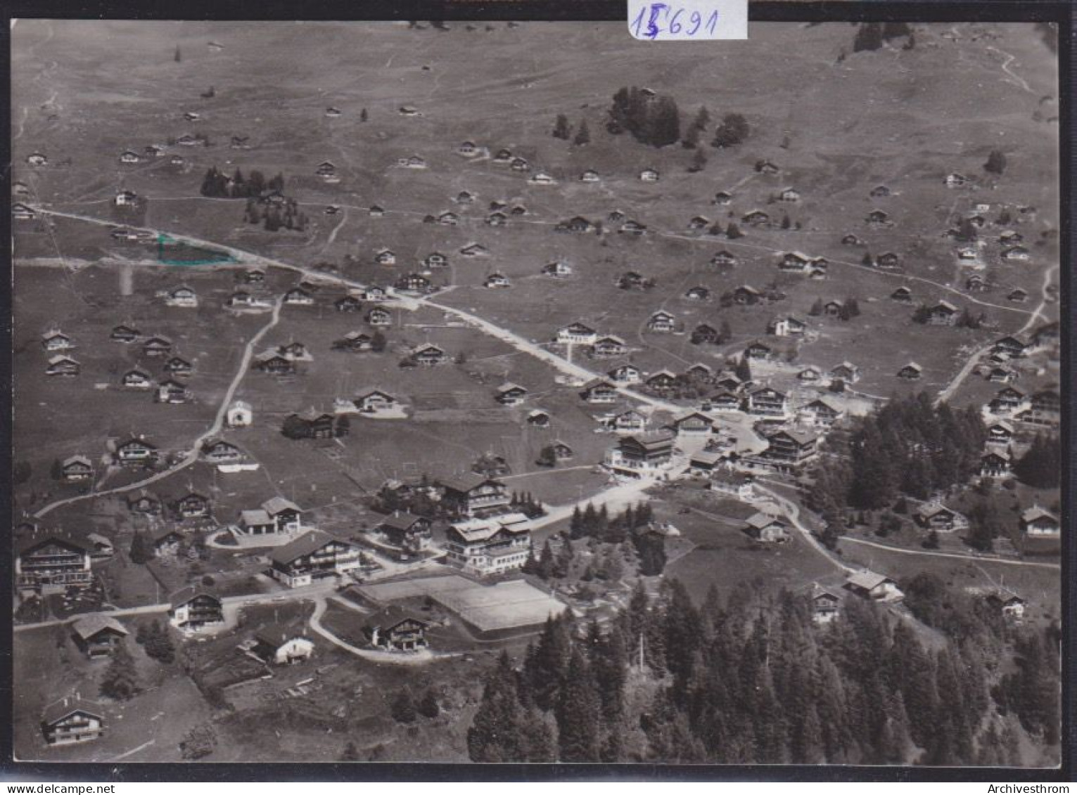 Verbier (Valais) - Vue Aérienne Avec Le Sport-Hôtel, Ses Tennis Et Le Centre De Verbier (15'691) - Verbier