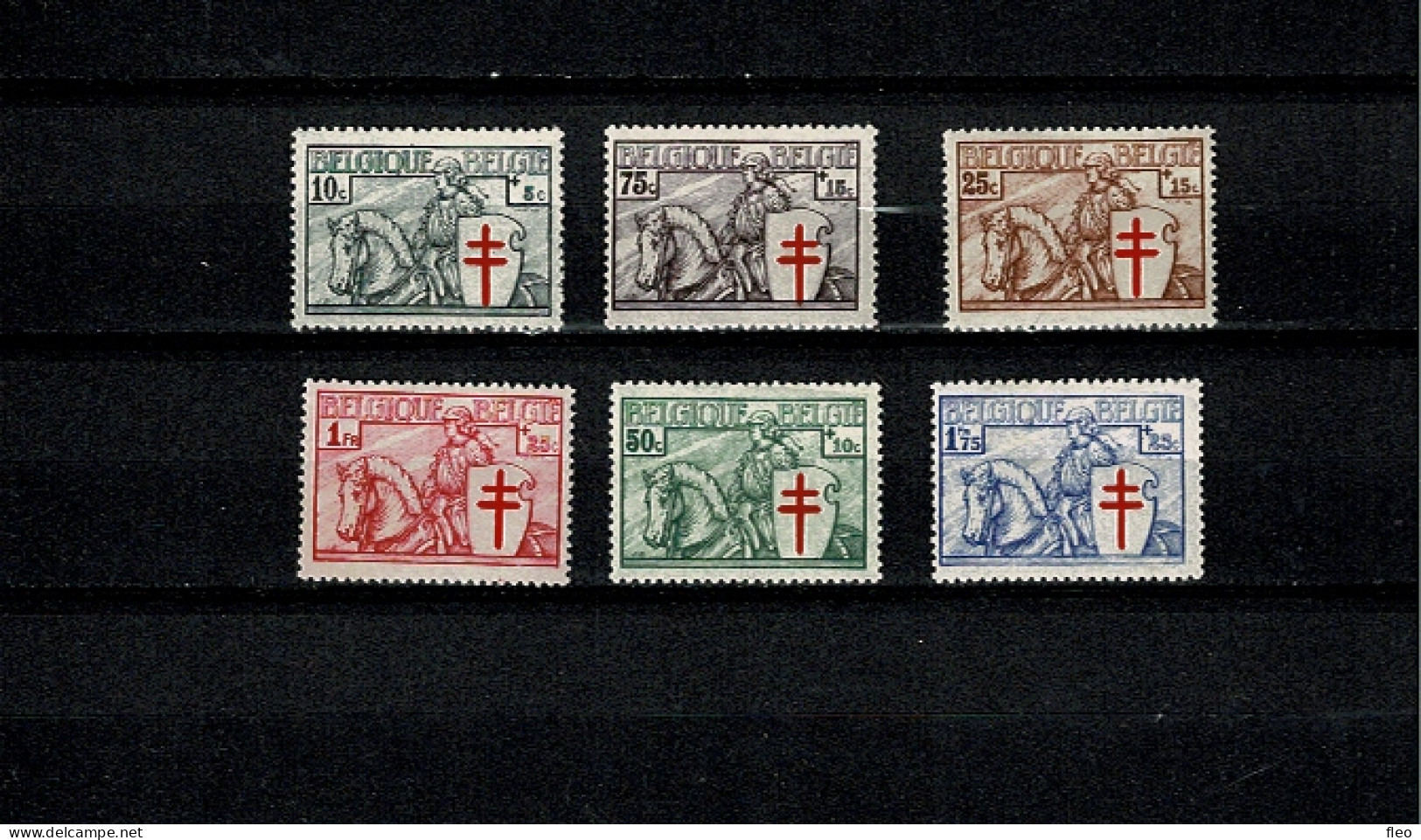 1934 394/399* : Chevalier /Ridder - Unused Stamps