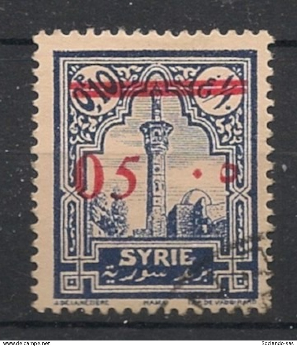 SYRIE - 1928 - N°YT. 188 - Hama 05 Sur 0pi10 - Oblitéré / Used - Usati