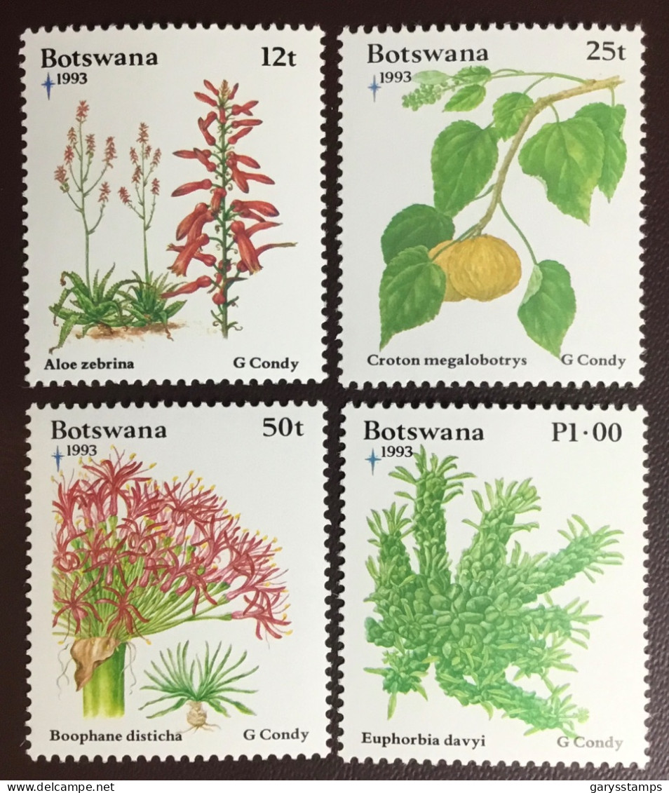 Botswana 1993 Christmas Flora Plants MNH - Autres & Non Classés