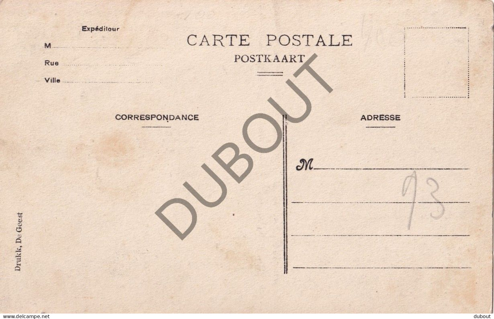 Postkaart - Carte Postale - Zele - De Deckerstraat  (C6090) - Zele