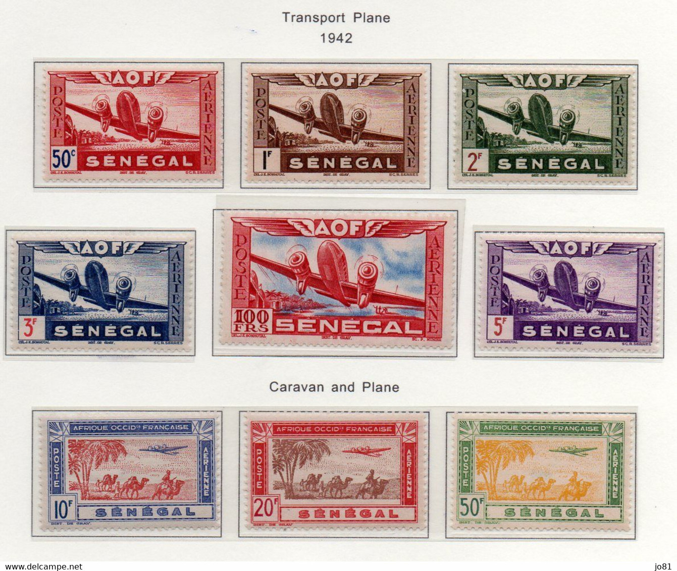Sénégal YT PA 22-30 Neuf Sans Charnière XX MNH - Airmail