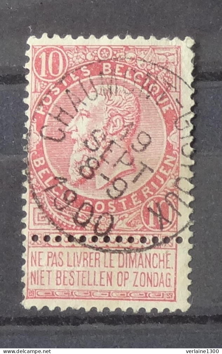 57 Avec Belle Oblitération Chaumont-Gistoux - 1893-1907 Wappen
