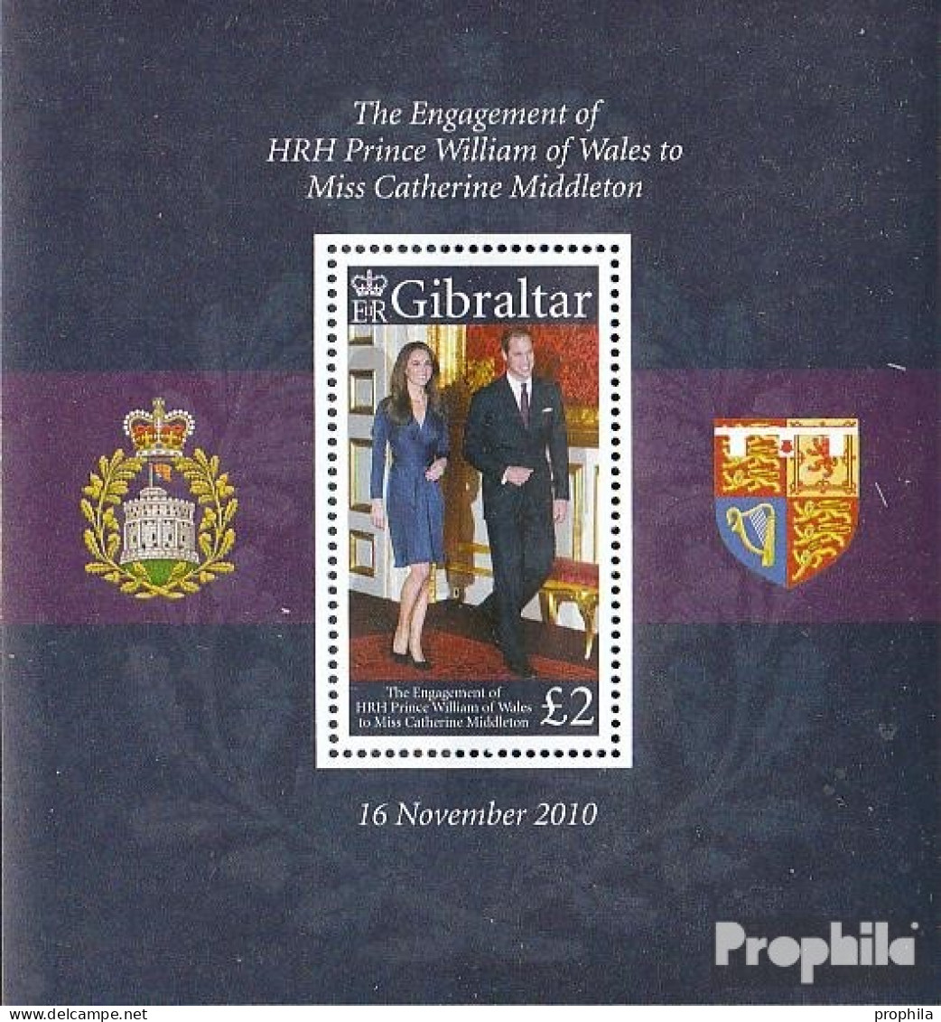 Gibraltar Block98 (kompl.Ausg.) Postfrisch 2011 Verlobung Prinz William - Gibraltar