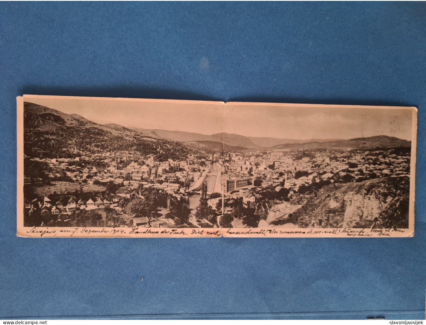 Ak-Bosnien Und Herzegowina, Sarajevo, 2-telig,gelaufen, 9.12.1900. - Bosnia And Herzegovina