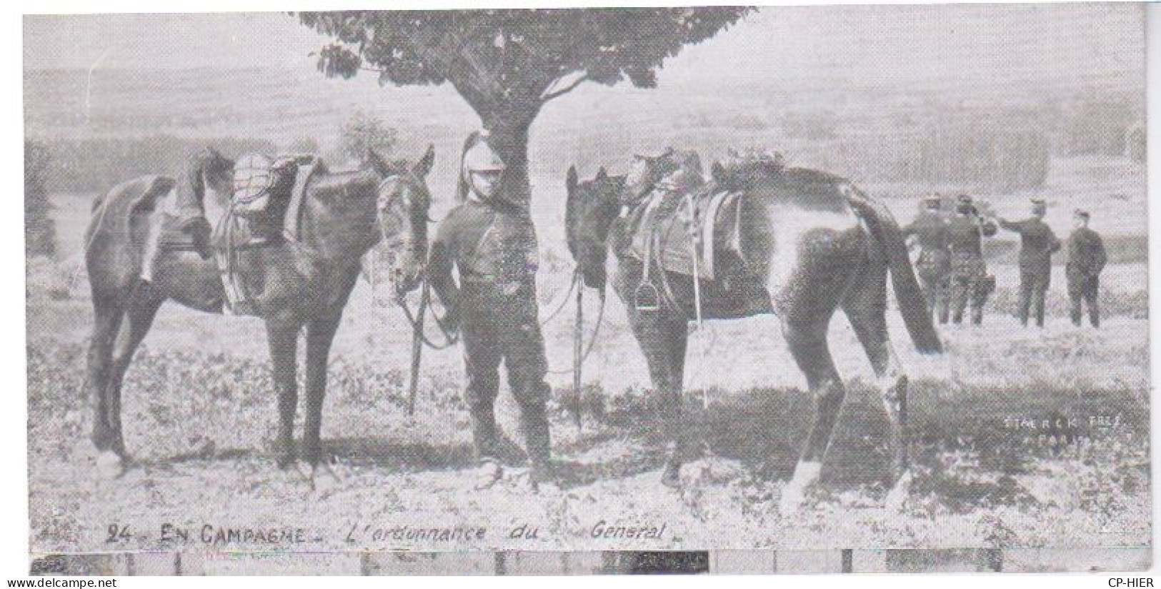 MILITARIA - EN CAMPAGNE - L 'ORDINAIRE DU GENERAL - MINI CARTE - Regiments