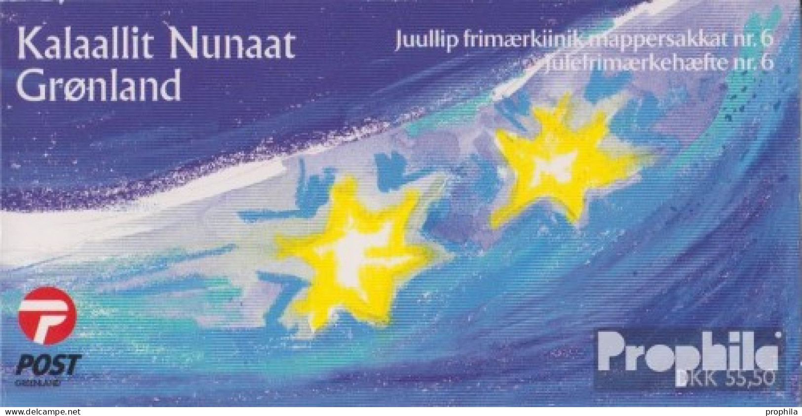 Dänemark - Grönland 374-375MH (kompl.Ausg.) Markenheftchen Postfrisch 2001 Weihnachten - Unused Stamps