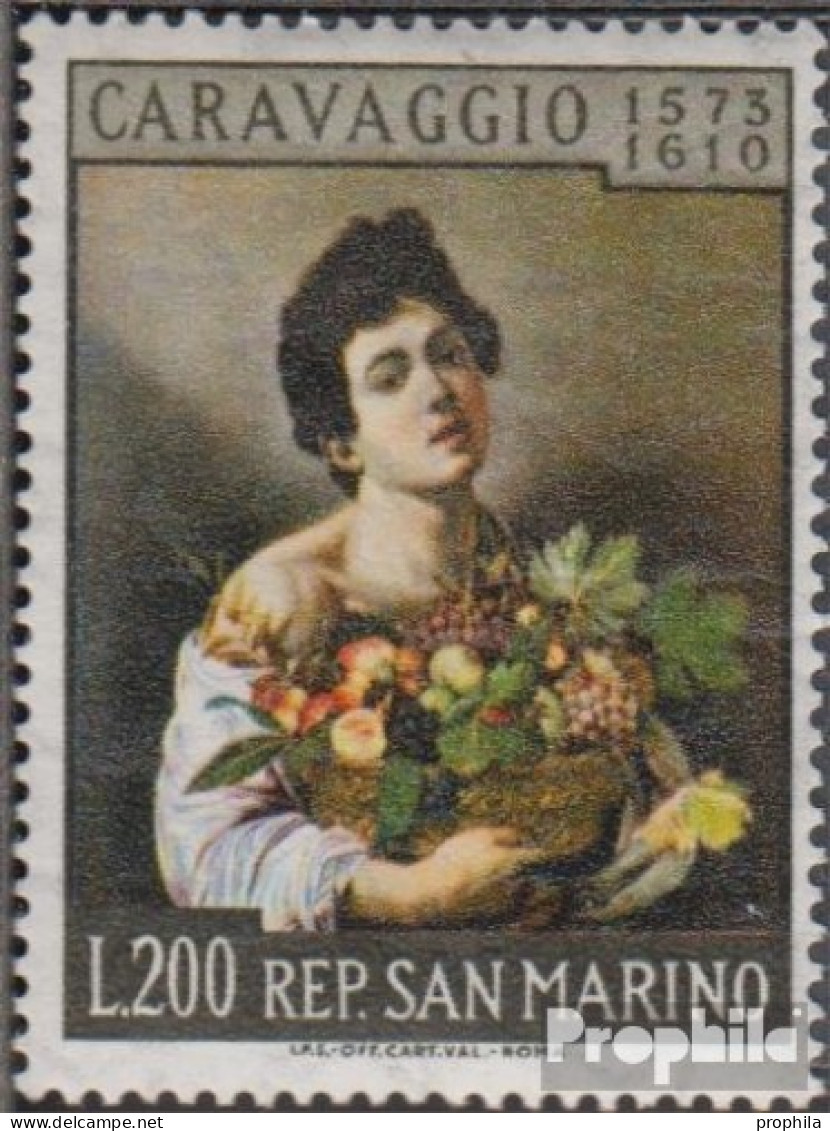 San Marino 681 (kompl.Ausg.) Postfrisch 1960 Michelangelo Da Caravaggio - Unused Stamps