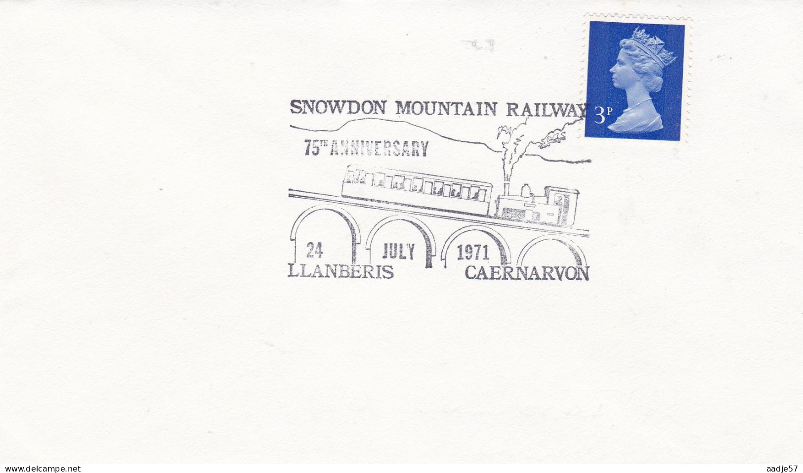 GB Engeland 1971 Snowdon Mountain Railway - Trains