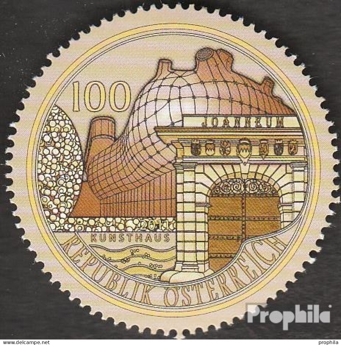 Österreich 2909 (kompl.Ausg.) Postfrisch 2011 Kunsthaus Joanneum Graz - Unused Stamps