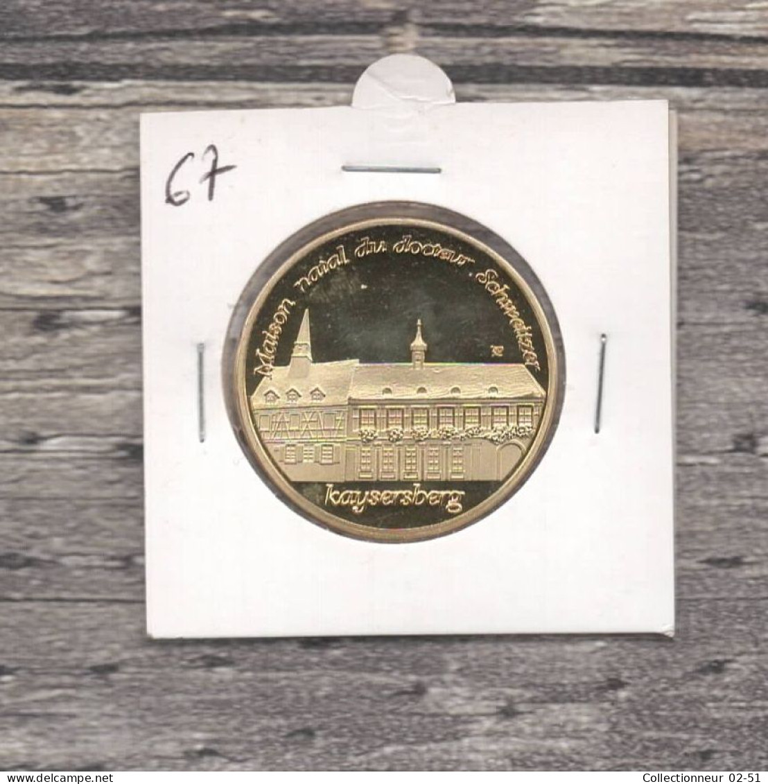 Médaille Souvenirs : Maison Natal Du Docteur Schweitzer - Altri & Non Classificati