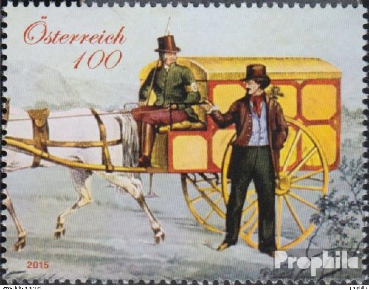 Österreich 3223 (kompl.Ausg.) Postfrisch 2015 Postkutsche - Unused Stamps