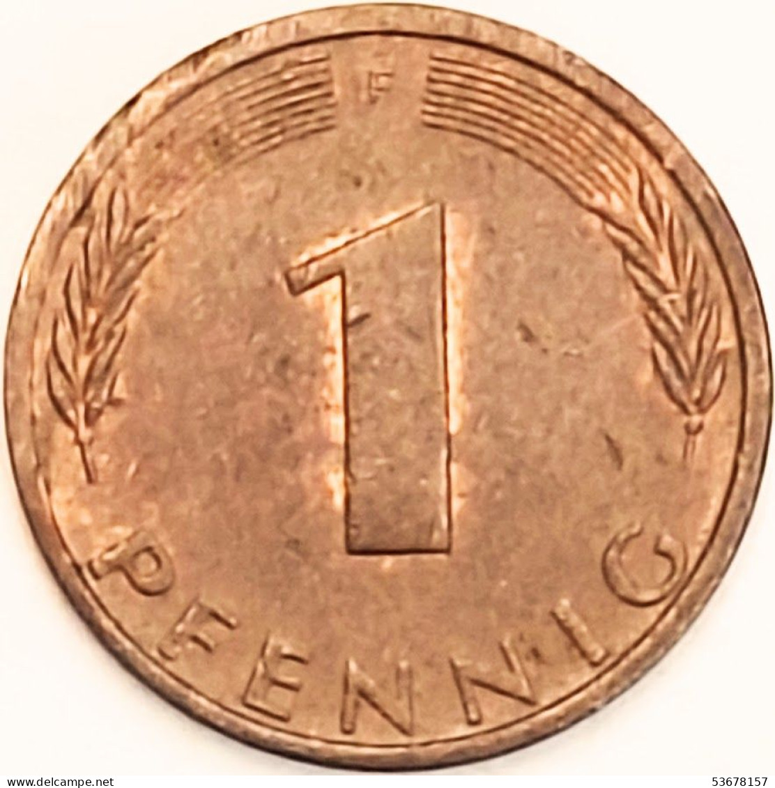 Germany Federal Republic - Pfennig 1977 F, KM# 105 (#4472) - 1 Pfennig