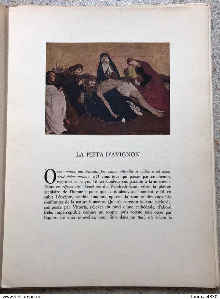 La Pieta D'Avignon : XIVe Siècle - Les Trésors De La Peinture Francaise SKIRA 1941 - Kunst